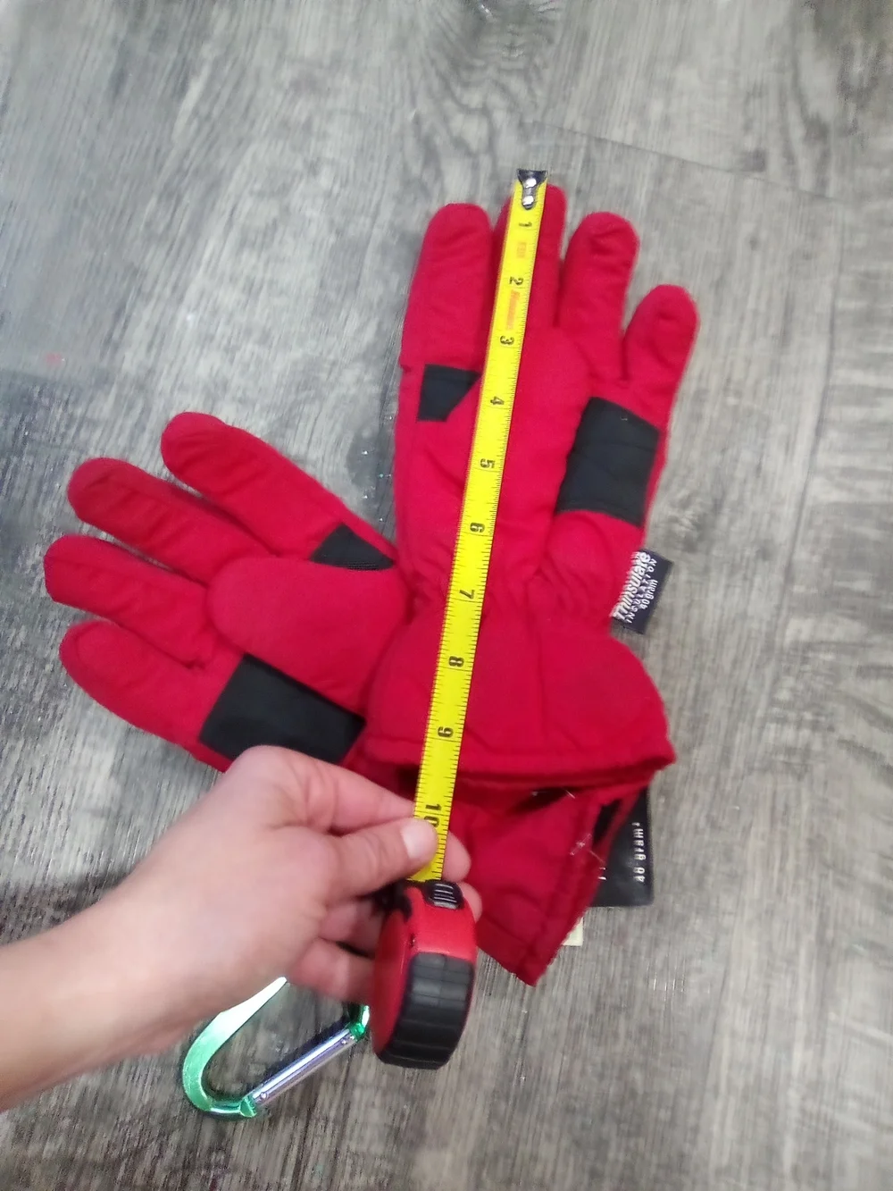 3M Thinsulate Red Women's Winter Gloves